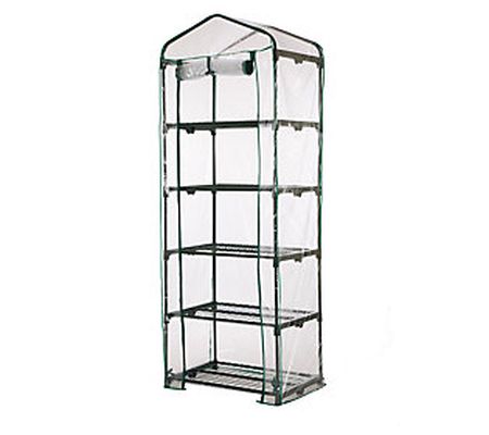 Glitzhome 74" No-Tool Steel and PVC Outdoor Gre enhouse