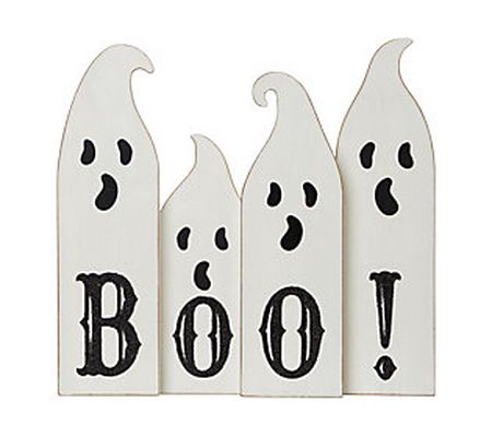 Glitzhome Boo] Ghost Family Halloween Table Top Decor