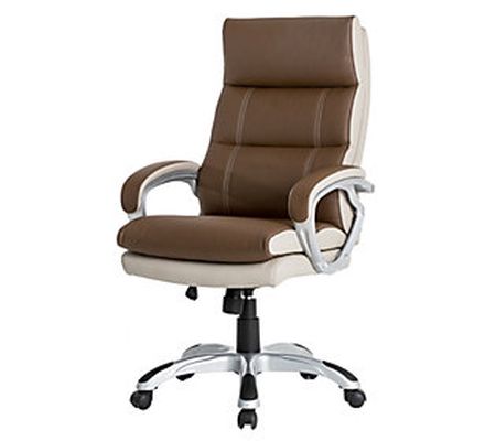 Glitzhome Executive Adjustable Height Swivel Of fice Chair