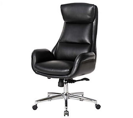Glitzhome Executive Adjustable Swivel Office Ch air