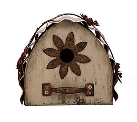 Glitzhome Mailbox Style Distressed Lawn Garden irdhouse