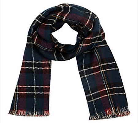 Glitzhome Paging Doctor Stewart Plaid Reversibl e Scarf
