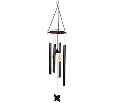 Glitzhome Solar Powered LED Windchime Light