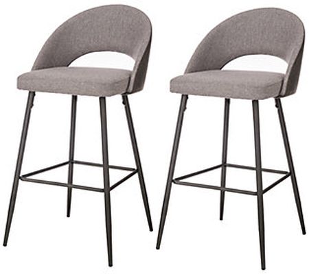 Glitzhome Sophisticated Style Bar Stool Pair S/ 2