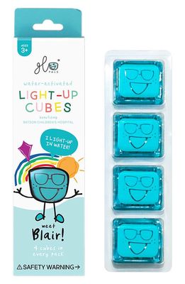 Glo Pals Blair Water Activated Light-Up Sensory Cubes in Blue