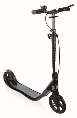 Globber One NL 205 Deluxe Adult Folding Scooter in Grey