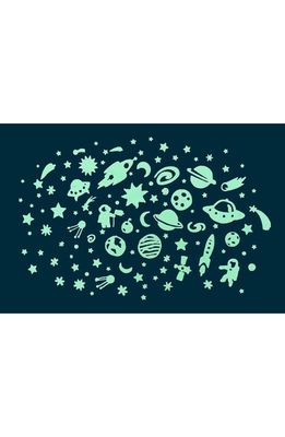 GLOPLAY Space Adventure Glow Stickers in Black