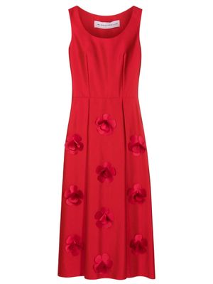 Gloria Coelho 50's sleeveless midi dress - Red