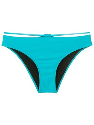 Gloria Coelho bandeau style bikini bottoms - Blue