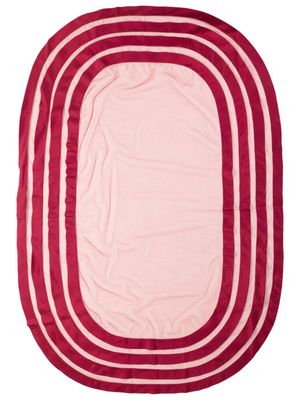 Gloria Coelho circular-design sheer scarf - Pink