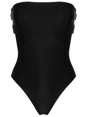 Gloria Coelho cut-out strapless swimsuit - Black
