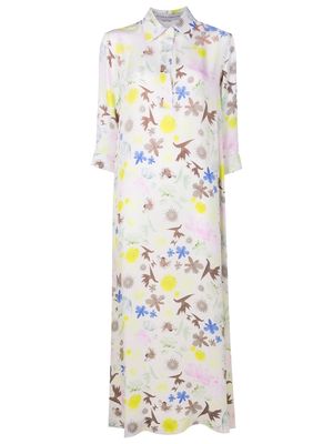 Gloria Coelho floral-print shirt dress - Multicolour