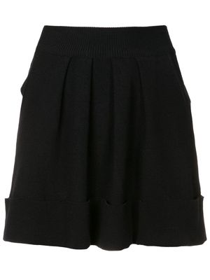 Gloria Coelho high-waisted mini-skirt - Black