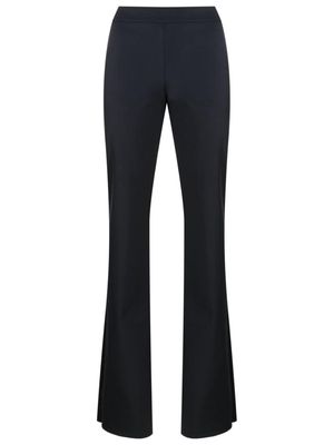 Gloria Coelho high-waisted straight-leg trousers - Black