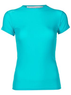 Gloria Coelho round-neck short-sleeve T-shirt - Blue