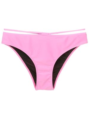 Gloria Coelho string-waistband detail bikini bottoms - Pink