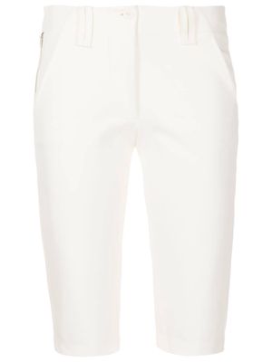 Gloria Coelho TK knee-length cyclist shorts - White