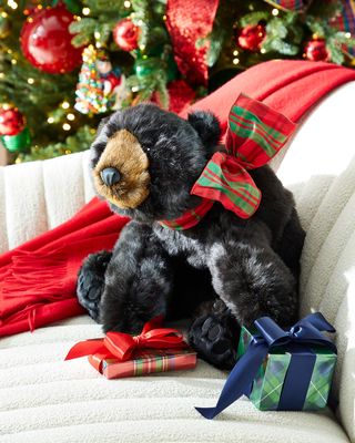 Glorious Holiday Black Bear Hug