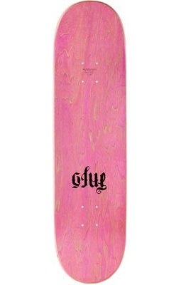 GLUE Black 'Pretty On The Inside' Skateboard Deck