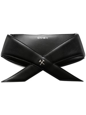 GmbH Abdel logo-lettering belt bag - Black