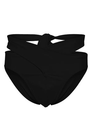 GmbH crossover-strap swim thong - Black