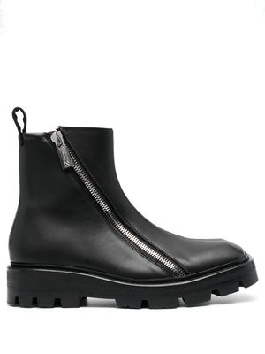 GmbH double-zip ankle boots - Black