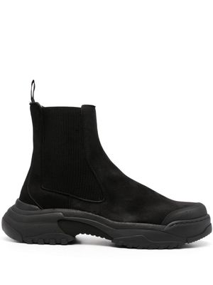 GmbH faux-suede chelsea boots - Black