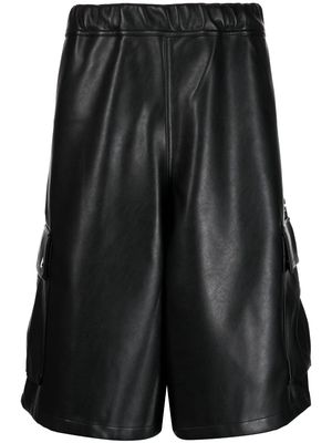 GmbH knee-length cargo shorts - Black