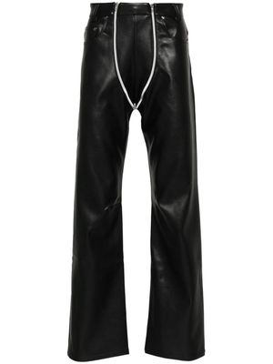 GmbH Lata zip-detail trousers - Black