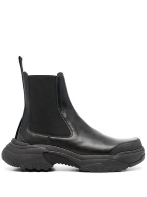 GmbH pull-on leather boots - Black