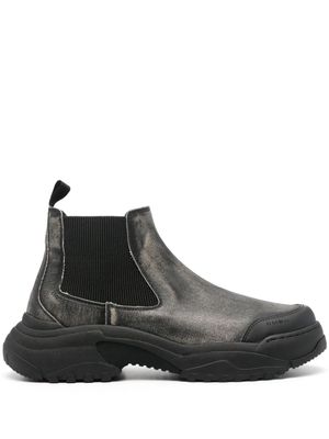 GmbH stonewashed chelsea boots - Black