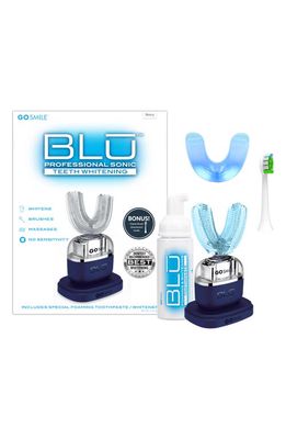 GO SMiLE BLU Professional Sonic Teeth Whitening Toothbrush in Navy Blue