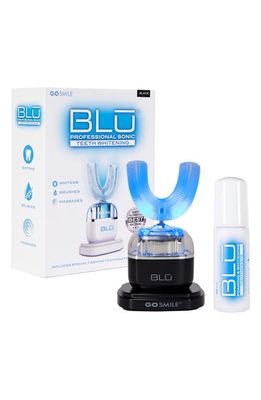 GO SMiLE® BLU Professional Sonic Teeth Whitening Toothbrush in Black