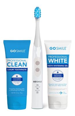 GO SMiLE Sonic Blue Smart Brush Whitening Kit