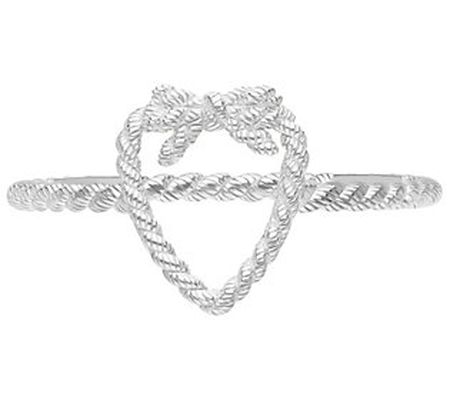 Goddaughters Sterling Silver Love Knot Ring