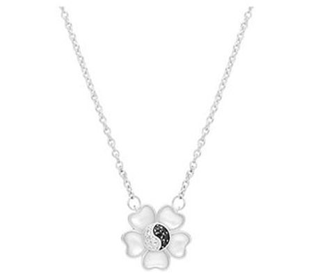 Goddaughters Sterling Silver Multi-Gemstone Floer Necklace