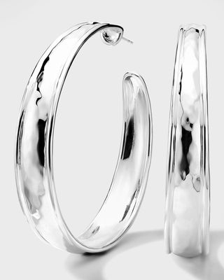 Goddess Hoop Earrings in Sterling Silver