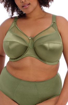 Goddess Keira Full Figure Underwire Bra in Olive