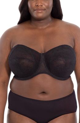 Goddess Verity Full Figure Underwire Multiway Strapless Bra in Black 