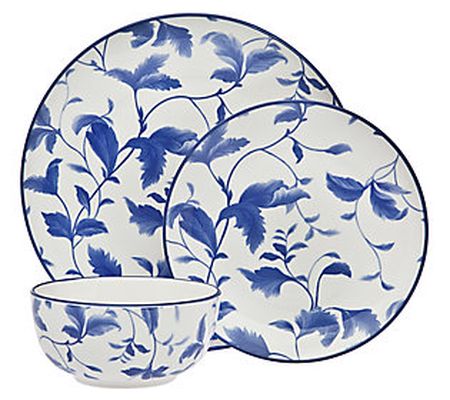 Godinger Arleigh 12-Piece Porcelain Dinnerware Set