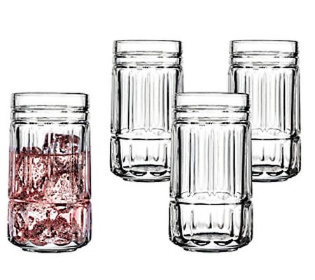 Godinger Set of 4 Wooster Highball Glassware
