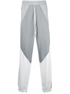 God's Masterful Children colour block track trousers - Grey