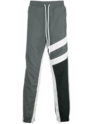 God's Masterful Children striped track trousers - Grey