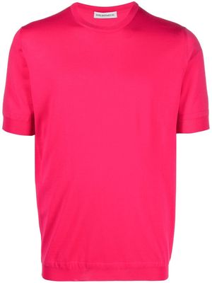 GOES BOTANICAL merino-wool knitted T-shirt - Pink