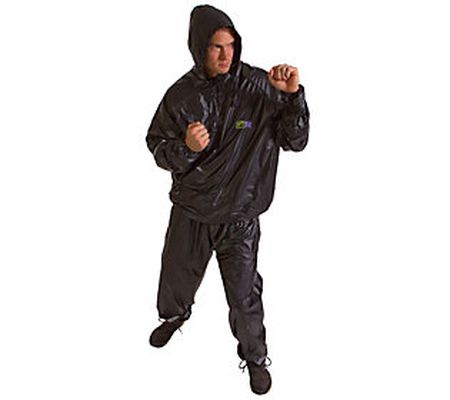 GoFit 2-Piece Hooded Sweat Suit Large / Extra L arge