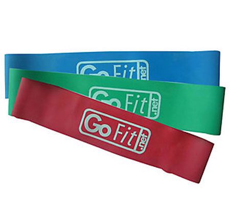 GoFit GF-PLP Set of Three Power Loops with Flip Chart