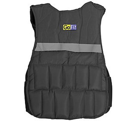 GoFit GF-WV10 10-lb Unisex Adjustable Weighted Vest