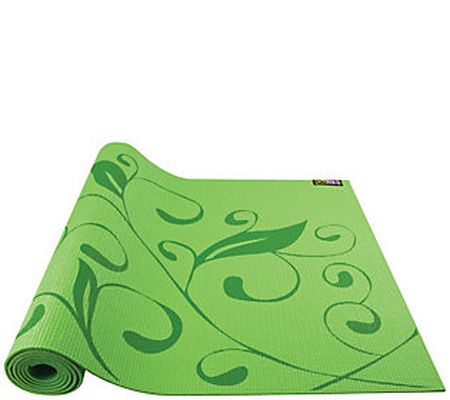 GoFit Printed Yoga Mat Green