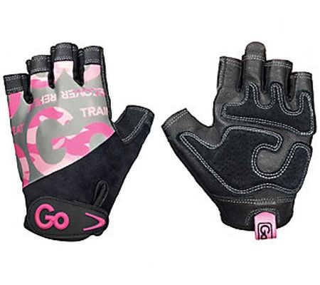 GoFit Women's Leather Elite Trainer Gloves Medi um