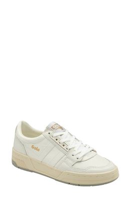 Gola Challenge Sneaker in White/White/White 